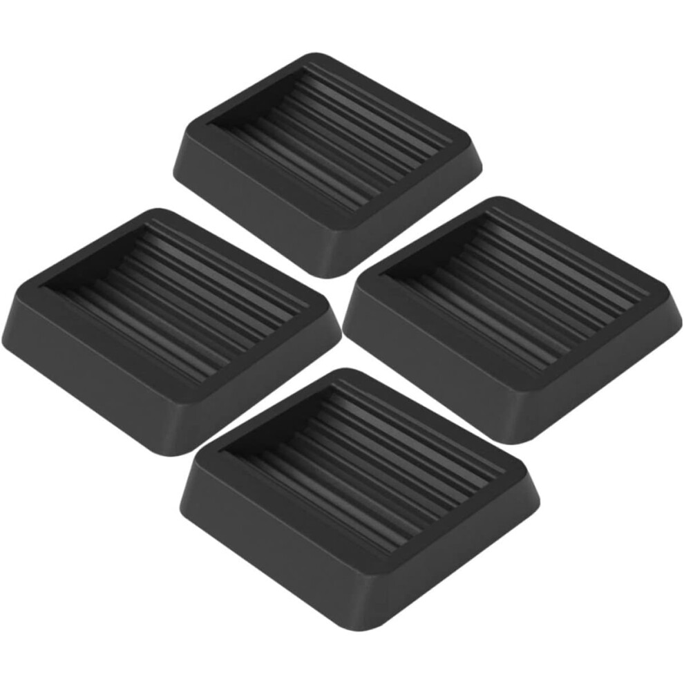 4Pcs Fixed Foot Pad For Chair Casters Furniture Coasters Rubber Caster Cups 5455468168857
