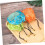 18pcs Silk Drawstring Pouches Jewelry Packaging Bags Bracelets Storage Pouch Assorted Patterns 4