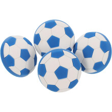 4 Stück Silikon-Schubladengriffe mit Fußballmotiven für Kommoden und Schubladen