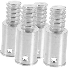 4 Stück Gewindeverbinder-Stangenadapterspitzen für Verlängerungsstangen-Besenstieladapter