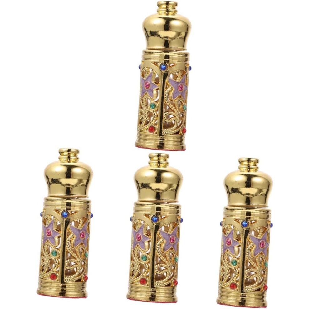 Hkhbjs 4Pcs Perfume Bottle Middle East Perfume Bottle Essential Oil For Decor