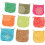 18pcs Silk Drawstring Pouches Jewelry Packaging Bags Bracelets Storage Pouch Assorted Patterns 8