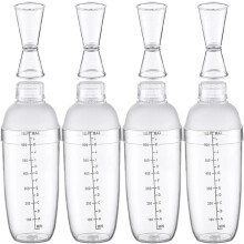 Tragbarer Cocktailshaker mit hochwertiger Dichtungstechnologie, einfache Bedienung, 700 ml Fassungsvermögen, Kunststoff-Getränkemixer
