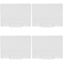 4 panneaux de séparation de bureau en PVC pour la confidentialité, destinés aux bureaux, aux écoles et aux examens.
