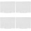 4sets Desktop Privacy Divider Screen PVC Office School Testing Partition Panel 1