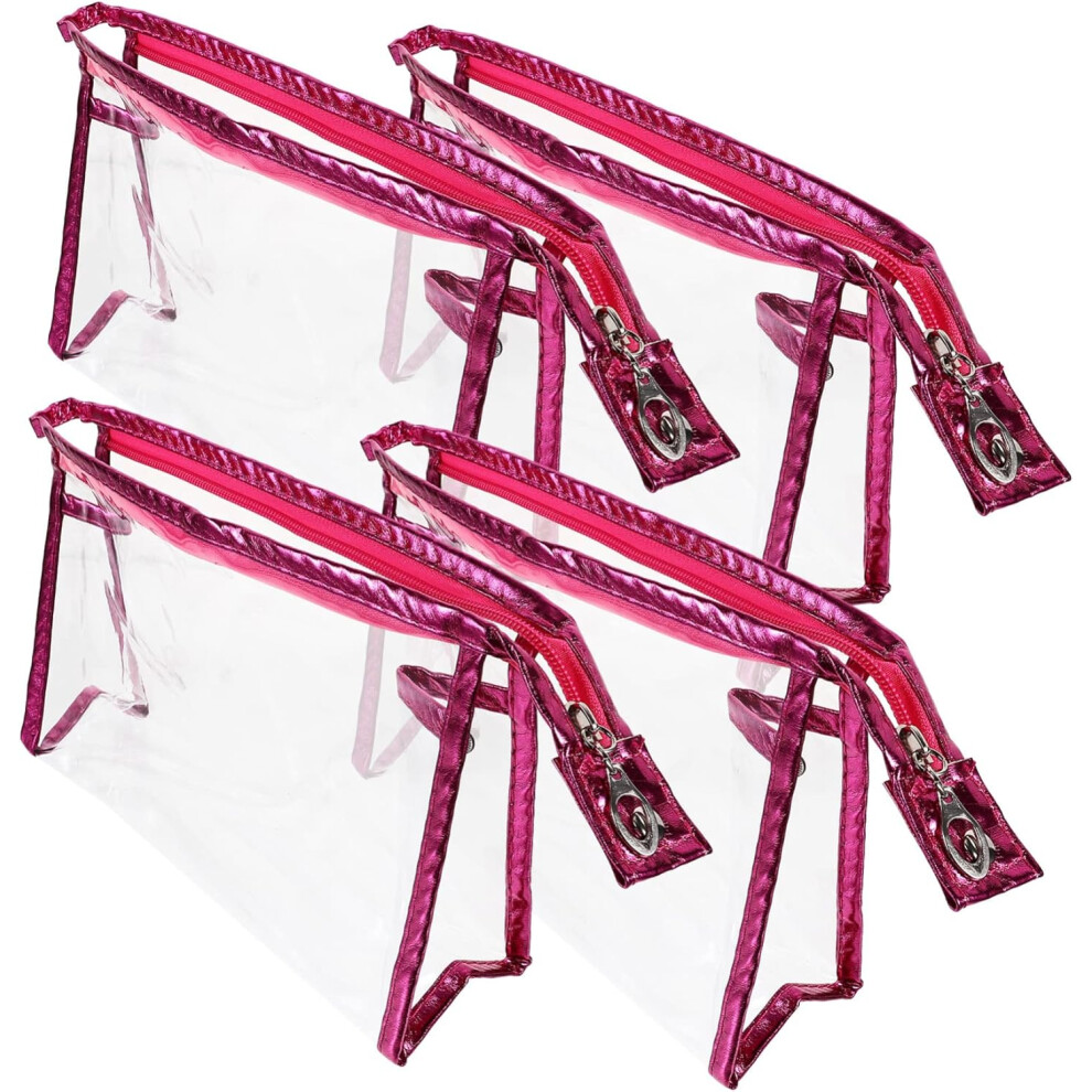 Hkhbjs 4Pcs Transparent Makeup Bag Makeup Organizer Pouch With Zipper