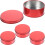 4pcs Boxes Party Cookie Boxes round Tinplate Storage Reusable Chic Design 1