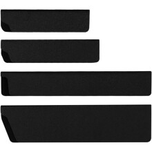 Lot de 4 protège-couteaux noirs portables pour la cuisine et l'extérieur