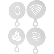 4 posavasos decorativos para mesa de comedor, manteles individuales de plástico PP resistente al calor, redondos.