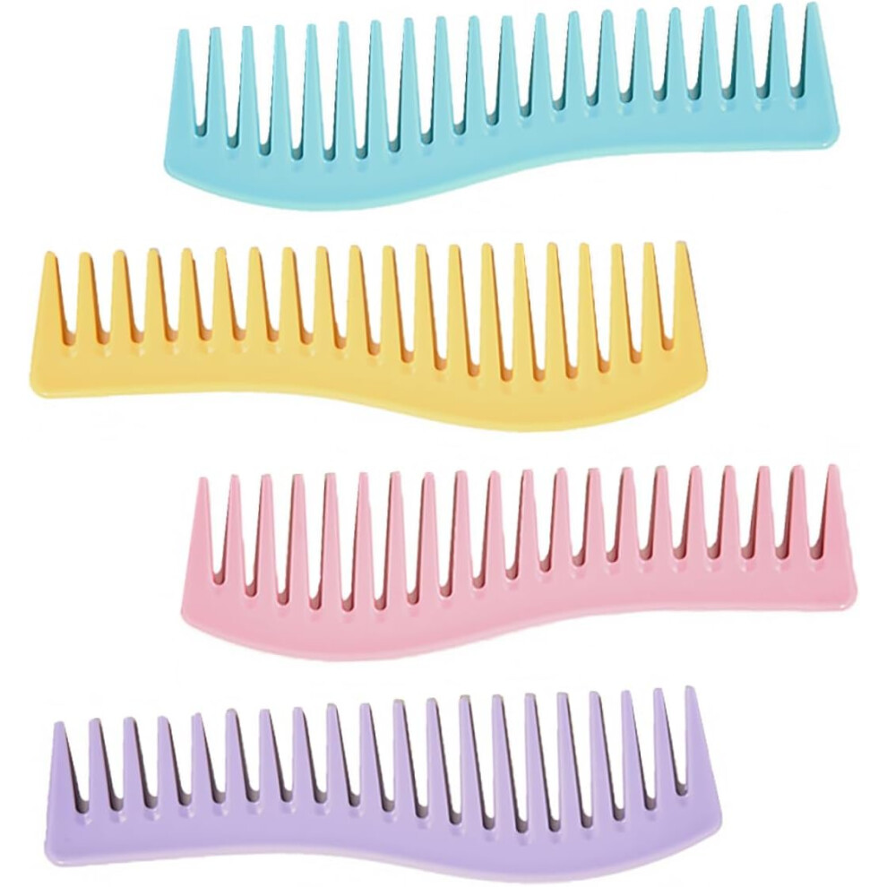 Hkhbjs Unisex 4Pcs Plastic Comb For Hair Styling Including Hairdressing Comb For Home And Salon Use