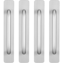 4 Stück selbstklebende Türgriffe aus Aluminiumlegierung für Schranktüren