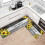 Sunflower Kitchen Rug Set of 2 Microfiber 3