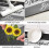 Sunflower Kitchen Rug Set of 2 Microfiber 5
