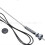 Bilsignal Extern Antenn Universal Silver FM AM 18.5", Tråd 53 4