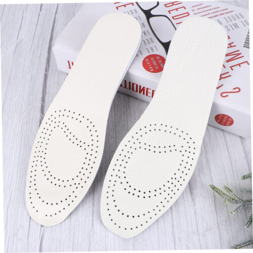 2 ζεύγη πάτων Eva Shoe Lifts για άνδρες και γυναίκες, δερμάτινα μαξιλάρια παπουτσιών 2