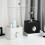 Stylish Rectangular PU Leather Tissue Box Perfect For-Black 3