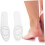 2 ζεύγη πάτων Eva Shoe Lifts για άνδρες και γυναίκες, δερμάτινα μαξιλάρια παπουτσιών 7