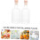 2pcs Cider Bottle Empty DIY Bottles Refillable Frosted for Homemade Drinks 3