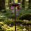 Freestanding Iron Ground Stake Bird Bath Feeder For-caise 7