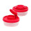 3-Pack Mini Salt & Pepper Shakers – Clear Plastic, 3