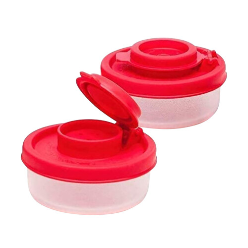 3-Pack Mini Salt & Pepper Shakers – Clear Plastic, 2