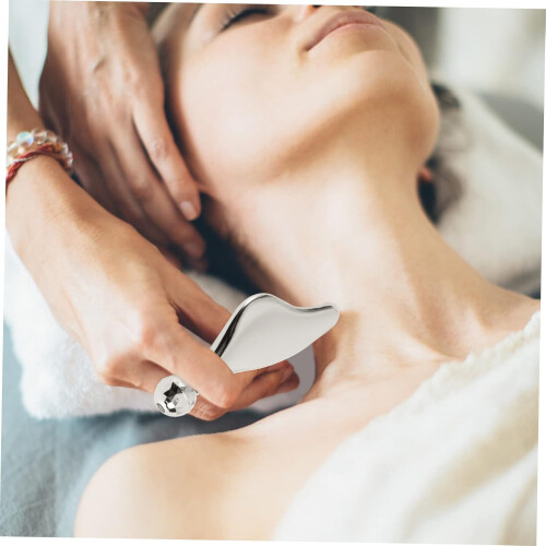 2 st. legeringsmassage-rullsked ansiktsmassage-platta Gua Sha 1