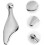 2 st. legeringsmassage-rullsked ansiktsmassage-platta Gua Sha 7