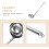 2pcs pequenas ladrinhas de sopa de aço inoxidável para servir molho e cinza, utensílios de cozinha polidos de 5,6 polegadas 3