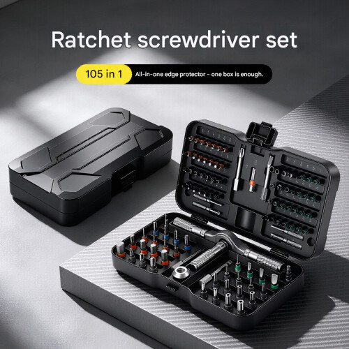 Professional 105 In 1 Multiple Bit Magnetic Ratcheting 1