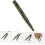 Lot de 2 bâtonnets de massage d'acupuncture en pierre de jade pour points de pression profonds 7