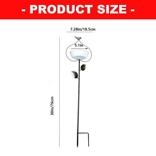 Premium Iron Construction Bird Feeder With Water Container For 2