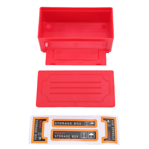 RC-simulierter Werkzeugkasten rotes ABS-Modellauto-Etui 1