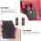 Practical Nail Clipper and Ear Spoon Set 3 Pieces Foldable Compact Design Sturdy Manicure Tools 6