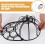 2pcs White Plastic Hat Washer for Baseball Caps with Convenient Shape Retention Feature 3
