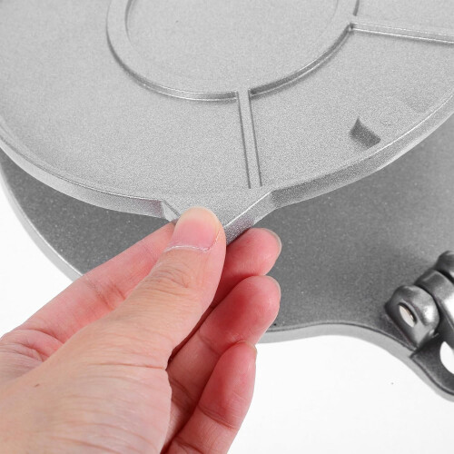 Manuell deigform av aluminiumslegering for dumpling for empanada og roti, 16 cm 2