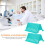 2Pcs Laboratory Glass Slide Drying Rack with Green Plastic Holder – Microscope Slide Storage Shelf 5