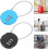 2pcs Zinc Alloy 3-Digit Combination Padlock Password Lock with Steel Cable 7