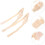 2Pcs Nude Adjustable Low Back Bra Strap Extenders Converter Set Women’S Replacement Bra Accessories 5