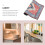 Boho-Teppich, 50 x 80 cm, aus waschbarem, geschmeidigem Polyester mit Boho-Muster 4