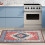 Boho-Teppich, 50 x 80 cm, aus waschbarem, geschmeidigem Polyester mit Boho-Muster 6