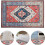 Boho-Teppich, 50 x 80 cm, aus waschbarem, geschmeidigem Polyester mit Boho-Muster 7