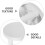 Πλαστικό χαμηλό στρογγυλό σκαμπό 25cm X 21cm με αντιολισθητικό χοντρό σκαλοπάτι 3