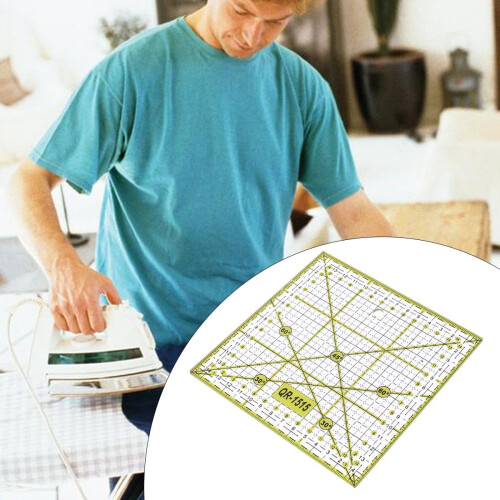 Prošívací pravítko s čtvercovou mřížkou, šicí nástroj pro patchwork, kutilské řemesla 2