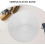 Hvit strikket strikk 2 cm bred, tykk og elastisk spole, 20 meter 3