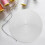 Hvit strikket strikk 2 cm bred, tykk og elastisk spole, 20 meter 8
