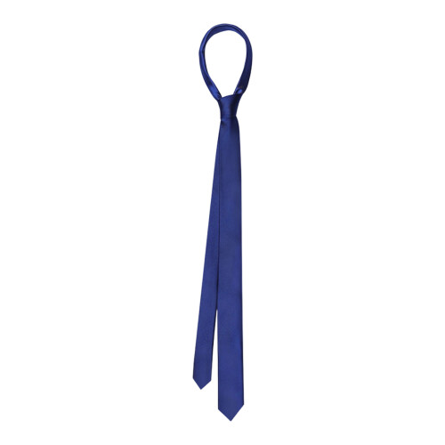 3.5cm Solid Color Tie Korean Style Suitable For Any-Deep Blue