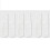 Anti-halk yogastrumpor (3 par) White 3