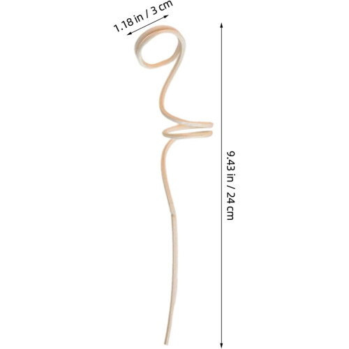 12 bâtonnets diffuseurs en forme de rotin, diffuseurs d'arômes en fibre naturelle, sans flamme, diffusion de parfum 1