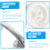 2 Pcs Glass Door Suction Grip Bars with Screws Silver Bathroom Door Pulls and Window Knobs Set 8
