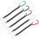 2 Sets mit Heavy Tup Tools Tether Karabiner Pass Fishing Schlüsselanhänger Random Coil Drahtabdeckung 7
